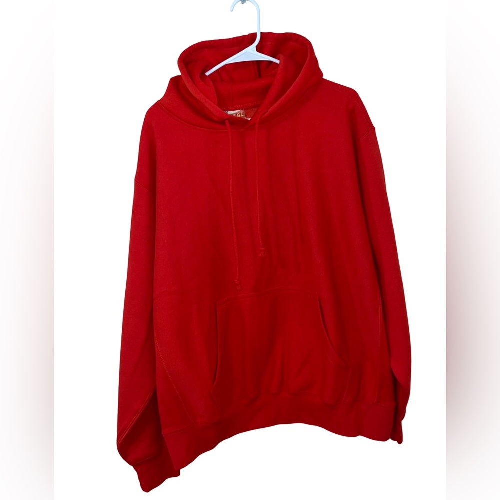 Men's Vibrant Red Hoodie